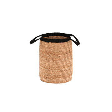 Dekorationskorg Pune Jute Rund 35 cm Natur Venture Home