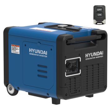 Bensingenerator med Växelriktare 4 kW Hyundai Power Products