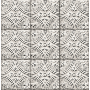 Tapet Non Woven Trilogy Tin Tile Fine Décor