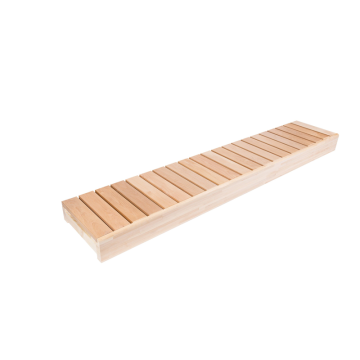 Bänkmodul Bastu 140 mm Frontboard Fingerskarvad och Limmad Thermory