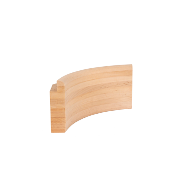 Bänkmodul Bastu Hörn Frontboard Insida 330 mm Thermory