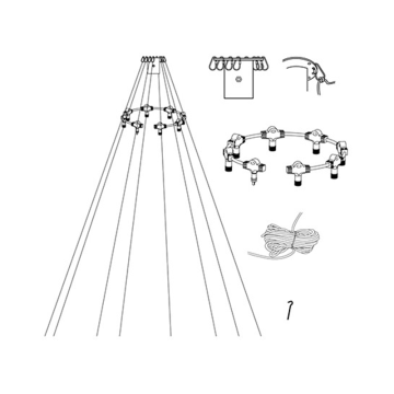 FLAGGSTÅNGSBELYSNING SYSTEM LED Star Trading