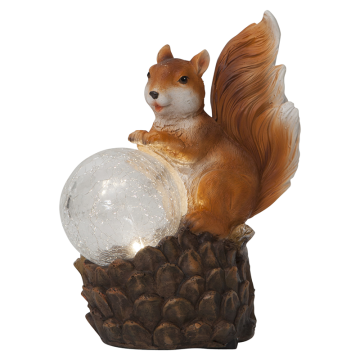 SOLCELLSDEKORATION SQUIRREL Star Trading